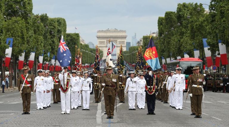 Aussies and Kiwis take Position of Honour on Bastille Day - CONTACT ...