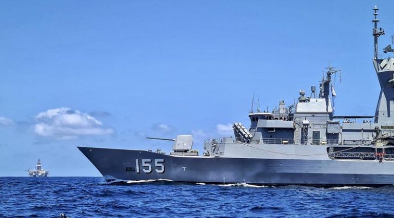 HMAS Ballarat patrols off-shore gasfields - CONTACT magazine