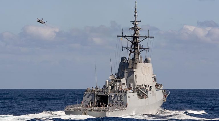 All three Hobart-class destroyers exercise together - CONTACT magazine