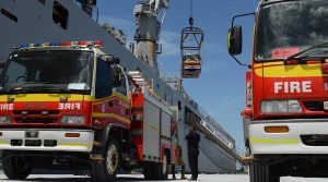 Five fire trucks sail for PNG - CONTACT magazine