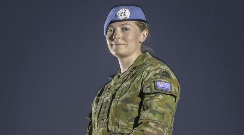 Captain Katherine Higgins prepares for deployment as a UN Peacekeeper on Operation Paladin. Story by Lieutenant Commander Andrew Ragless. Photo by Sergeant Ben Dempster.