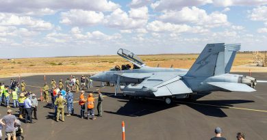 Members of the public attend an open day as part of Exercise Centenarie Redimus at Port Hedland, WA. Story by Flight Lieutenant Imogen Lunny. Photos by AC Campbell Latch.