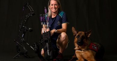 Warrior Games 2024 competitor Tricia Reynolds at the Australian Institute of Sport, Canberra, ACT. Story by Flying Officer Tina Langridge. Photo by Flight Sergeant Ricky Fuller.