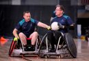 Ready to tackle wheelchair rugby at Warrior Games