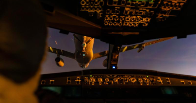 A RAAF KC-30A multi-role tanker transport (MRTT) pilot's view of a French Airbus A330 MRTT as they attempt to connect for air-to-air refuelling during Exercise Pitch Black 24. Story by Flight Lieutenant Greg Hinks. Photos by Leading Aircraftwoman Taylor Anderson.
