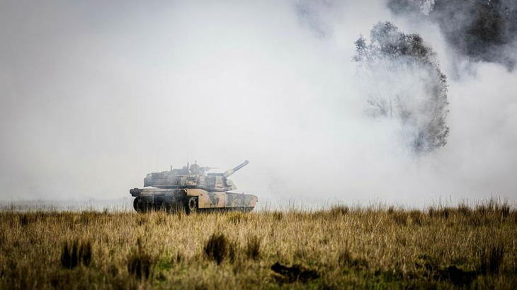 The last M1A1 Abrams main battle tank rolled out of Gallipoli Barracks, Brisbane. The new Abrams M1A2 SEPv3 main battle tanks will be introduced later this year. Story by Captain Cody Tsaousis. Photo by Corporal Luke Bellman.