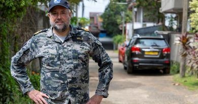 Lieutenant Jonathan Wills visits Henricus Avenue, Colombo, once home to his mother's family and which now bears the family name. Story by Lieutenant Commander Emma Anderson. Photos by Petty Officer Bradley Darvill.