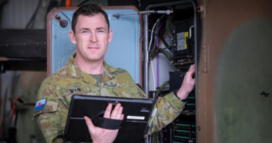 Warrant Officer Class One Benjamin Spain is a ground crew mission support standards officer within Army Aviation Command. Story by Flight Lieutenant Marina Power.