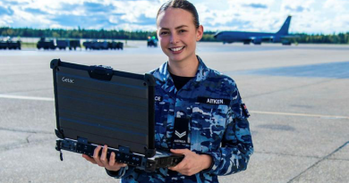 Corporal Jess Aitken of 1 Combat Communications Squadron sets up vital ICT infrastructure during Exercise Red Flag Alaska, ensuring secure communications for Air Force. Story by Flight Lieutenant Glen Paul. Photo by Corporal Hayden Young.