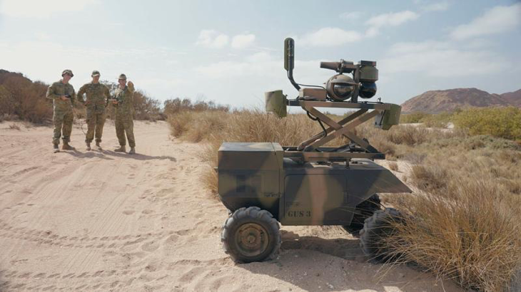 Australian Army soldiers trial an intelligence, surveillance and reconnaissance robot to observe and protect Australian borders in the Pilbara region. Story by Emma Kennedy.