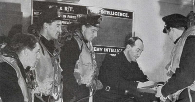 Admiral Victor Smith, seated, as air operations officer on board HMS Tracker operating in the Atlantic and Arctic in 1943. Story by Corporal Luke Bellman. Photos courtesy Fleet Air Arm Association of Australia.