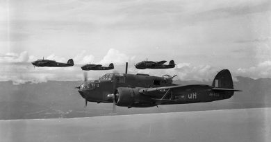 Beaufort bombers in 1945.