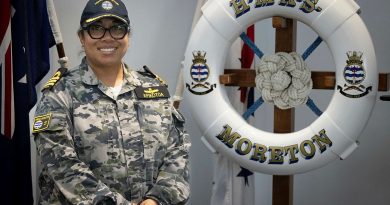 Commanding Officer Commander Rosemarie Apikotoa at HMAS Moreton in Brisbane. Story and photos by Corporal Luke Bellman.