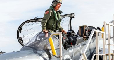 Squadron Leader Stephen Bihary exits a 79 Squadron Hawk 127. Story by Squadron Leader Stephen Bihary. Photos by Flying Officer Michael Thomas.