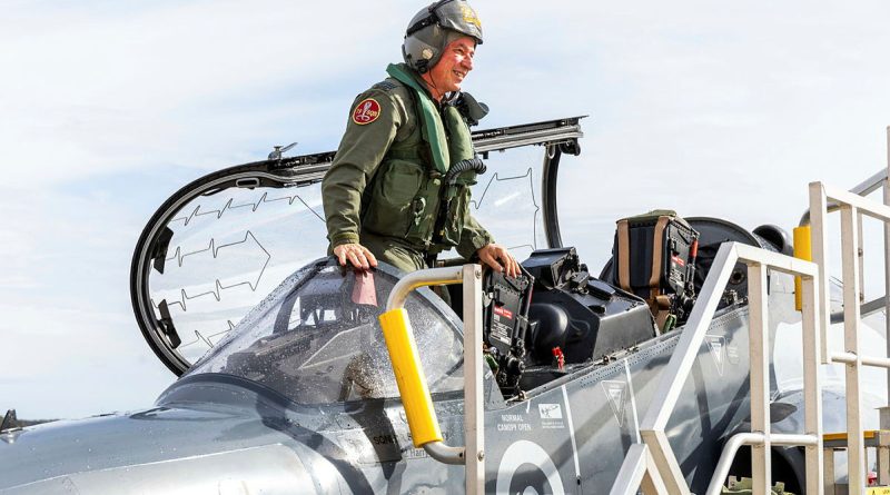 Squadron Leader Stephen Bihary exits a 79 Squadron Hawk 127. Story by Squadron Leader Stephen Bihary. Photos by Flying Officer Michael Thomas.