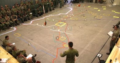 Personnel conduct a rehearsal of concept drill during Exercise Suman Warrior in Warminster, United Kingdom. Story and photos by Captain Adrienne Goode.