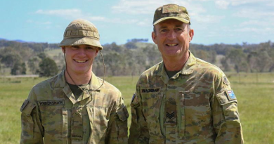 Father and son come full circle with cadets