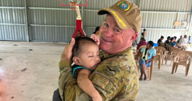 Friendly Aussie faces in the Pacific