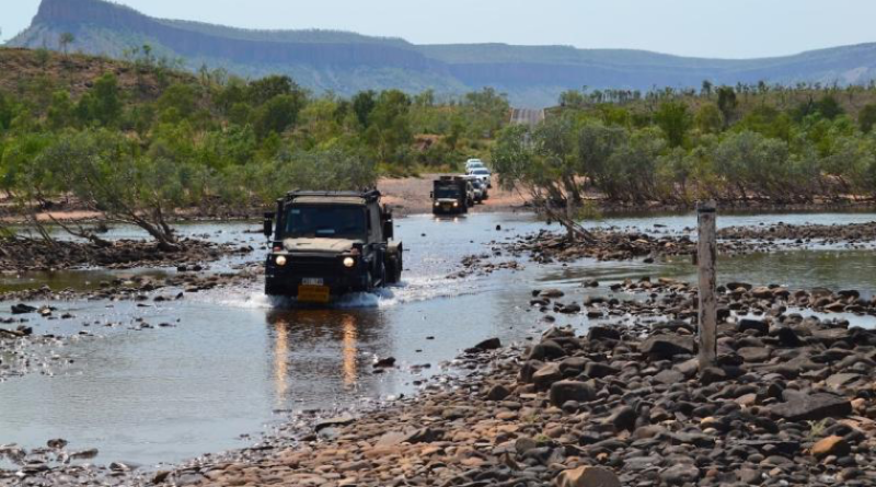 75 Squadron led a 10-day G-Wagon training course along the rugged Gibb River Road. Story by Sergeant Matthew Bickerton. Photos by Leading Aircraftman Lloyd Burbage.