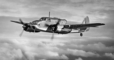 An Australian-built Beaufort Bomber belonging to RAAF’s 1 Squadron during World War 2.