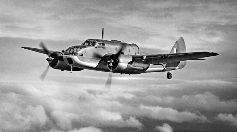 An Australian-built Beaufort Bomber belonging to RAAF’s 1 Squadron during World War 2.