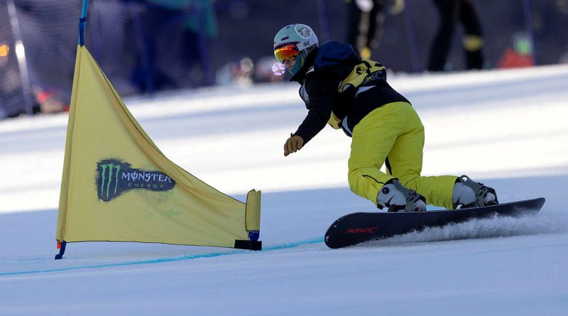 Katie Chapman, Alana Blackman, Cindy ChawnTyler-Marie Gray and Buffy Little psyche up before the Anzac women's snowboarding competition during Invictus Games Vancouver Whistler 2025. Story by Flying Officer Belinda Barker. Photos by Warrant Officer Ricky Fuller.