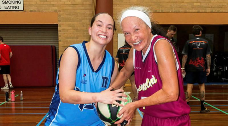 Leading Aircraftwoman Desiree Stafford and her daughter Aircraftwoman Pani Davidson prepare for the interstate ADF Basketball championships at RAAF Williams, Victoria. Story by Leading Seaman Nadav Harel. Photos by Corporal Michael Currie.