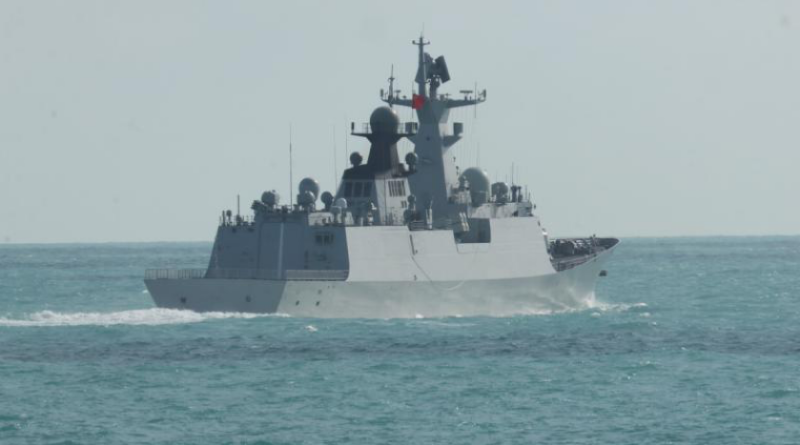 People’s Liberation Army-Navy Jiangkai-class frigate Hengyang