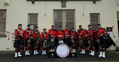 The Rats of Tobruk memorial band members at the Rats hall in Melbourne. Story by Corporal Luke Bellman.