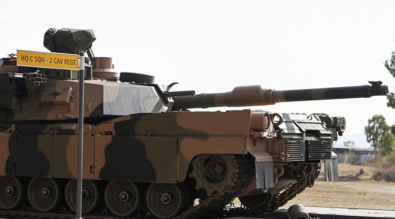 An M1A2 Abrams tank arrives at Lavarack Barracks, Townsville on 14 November 2024. Photo by Corporal Guy Sadler.