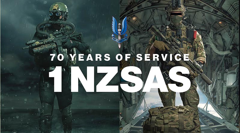 The New Zealand Special Air Service Regiment marks 70 years since its formation, on 7 June 1955. Image supplied by NZDF.
