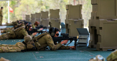 Soldiers from 2nd/14th Light Horse Regiment conduct live-fire training at the new marksmanship training range at Greenbank Training Area, Queensland. Story by Corporal Michael Rogers. Photos by Corporal Janet Pan.