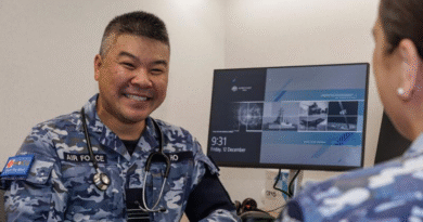 Squadron Leader Felix Ho, the 2026 Northern Territory Australian of the Year. Story by Flight Lieutenant Kayla Walliss. Photo by Sergeant David Gibbs.