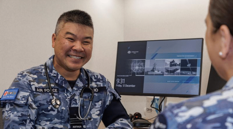 Squadron Leader Felix Ho, the 2026 Northern Territory Australian of the Year. Story by Flight Lieutenant Kayla Walliss. Photo by Sergeant David Gibbs.