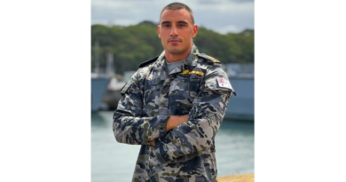 Navy clearance diver Able Seaman Jaydan Minovski, of Australian Clearance Diving Team One, at HMAS Waterhen. Story and photo by Corporal Michael Rogers.