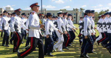 ADFA trainee officers during the Chief of the Defence Force Parade in Canberra. Story by Hannah Donald. Photos by Rodney Braithwaite.