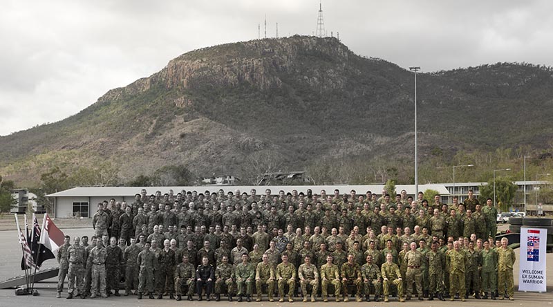 A typical Lavarack Barracks tiered group photo – this one from Exercise Suman Warrior 2013. Photo by Corporal Matthew Bickerton.