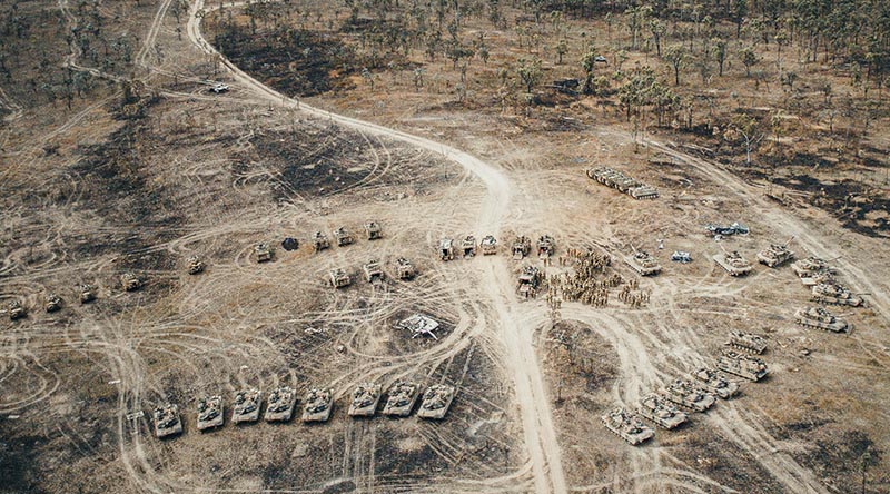 Heavy Armoured Capability Systems Live Fire Exercise (HACS LFX), 16 September 2025, at Townsville Field Training Area, Queensland. Photo by Lance Corporal Christien Vestergaard.