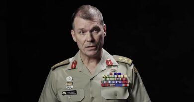 Deputy Chief of Army Major General Chris Smith addresses the Chief of Army's History Conference 2025. Video screenshot.