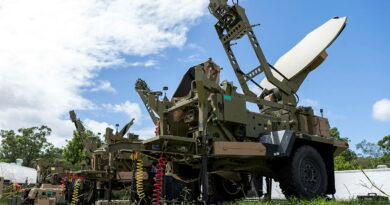 Satellite communication equipment setup by Australian soldiers from 1st Signal Regiment for Exercise Mercury Run at Kokoda Barracks, Canungra. Story by Captain Nigel Jacobs. Photos by Gunner Jesse Linards.