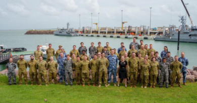 Transit Security Element Rotation 119 members at Larrakeyah Defence Precinct in Darwin. Story by Flight Lieutenant Christopher Morris. Photos by Leading Aircraftman Ryan Howell.