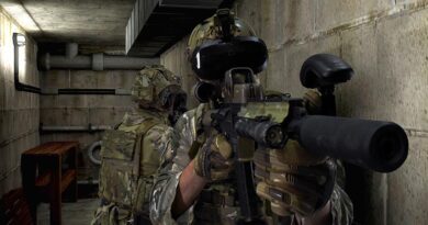 Australian company Operator XR's MR-1 mixed-reality training system being put through its paces. Image supplied.