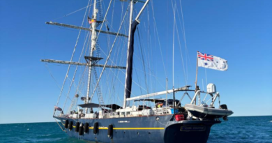 Sail Training Ship Young Endeavour. Story by Sub-Lieutenant Peta Binns.