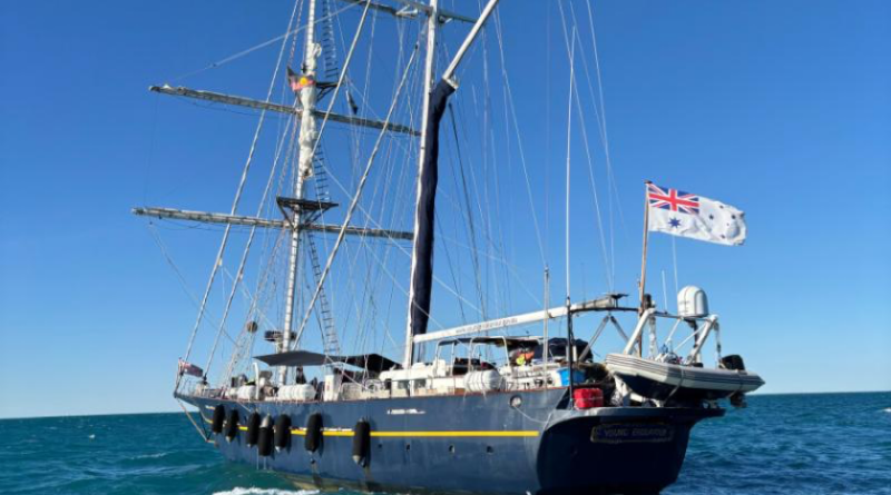 Sail Training Ship Young Endeavour. Story by Sub-Lieutenant Peta Binns.