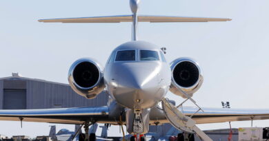 An Air Force 10 Squadron MC-55A Peregrine on the apron at RAAF Base Darwin. Story by Squadron Leader Eamon Hamilton. Photo by Corporal Ryan Howell.