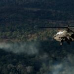 Apache live-fire on Possum Guns