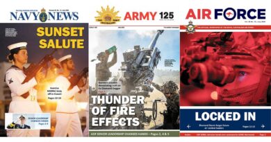 Three Defence newspapers
