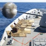 Exciting shoot for HMAS Sydney on RIMPAC Rodeo
