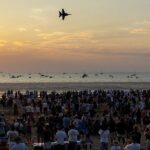 Air forces ignite sunset at Mindil Beach Air forces ignite sunset at Mindil Beach