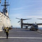 Aussie/US force-integration on HMAS Canberra